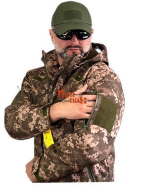 Костюм Soft Shell зимний пиксель подкладка Omni-Heat. Зимняя форма зсу военная: куртка + полукомбинезон 46-60 размеры