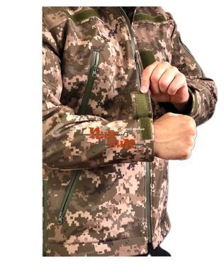 Куртка Soft Shell зимняя пиксель подкладка Omni-Heat 44-64 размеры. Зимняя военная одежда военторг