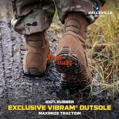 BELLEVILE берці літні американські Оригінал - Черевики Khyber TR550 Hot weather multi-terrain boot Coyote brown 40-48 розміри (7-15)