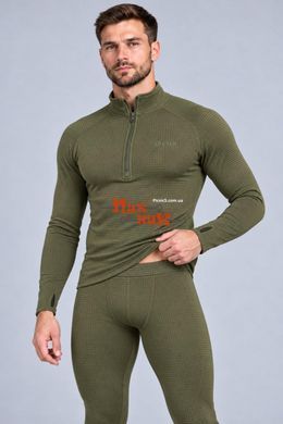 Термобелье вафелька флис мужское военное ЗСУ олива ESDY теплое S M L XL 2XL 3XL