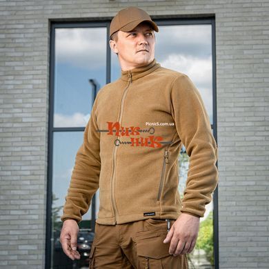 Флисовая кофта тактическая M-Tac кофта Nord Fleece Polartec Coyote