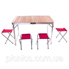 Стіл і стільці для пікніка на природу для кемпінгу 110х70х70 см