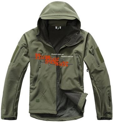 Водонепроникний костюм для полювання і риболовлі Soft Shell Олива