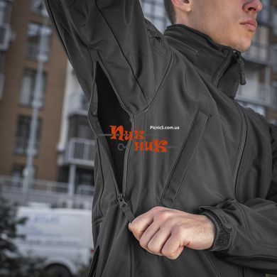 М так куртка полиция M-Tac куртка Soft Shell Black 3XL