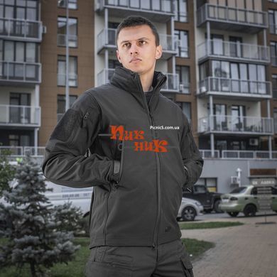 М так куртка полиция M-Tac куртка Soft Shell Black 3XL