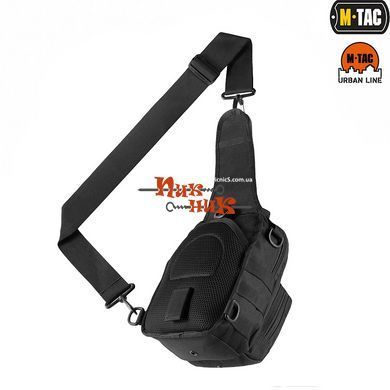 Сумка кобура чорна M-TAC СУМКА URBAN LINE CITY PATROL CARABINER BAG BLACK
