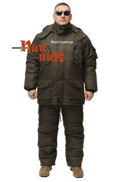 Костюм для зимней рыбалки и охоты Олива мембрана дышащий