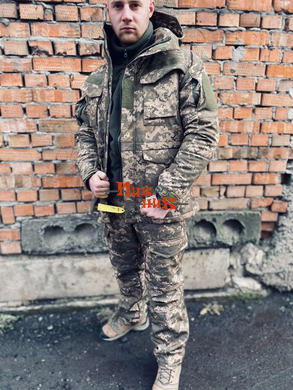 Военный костюм софтшелл Пиксель зимний мужской утеплитель Slimtex подкладка флис