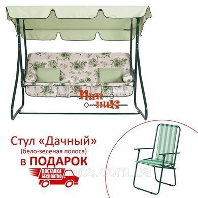 Качели "Графиня" (Бязь Зелёная роза)