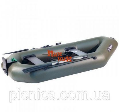 ST280T лодка ШТОРМ надувная двухместная ПВХ (STORM) со сланью и транцем серия СТ