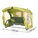 Качели "Алиса" (Олефин Зеленый, двусторонняя) в подарок Кресло-качалка