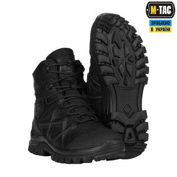 Берцы зимние м так черные M-TAC ботинки полевые з утеплителем Winter Cross BLACK 40-45 размеры