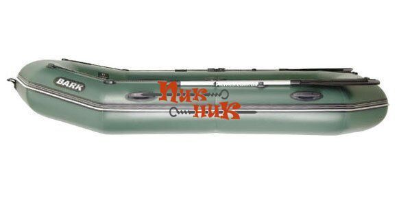 BARK B-270PD (В-270 ПД) надувний човен ПВХ тримісний гребний, рейкового настил + привальний брус + Пересувні сидіння