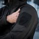 Костюм софтшелл М ТАС черный демисезонный тактический: Куртка + Штаны на флисе Большой размер 3XL 58-60